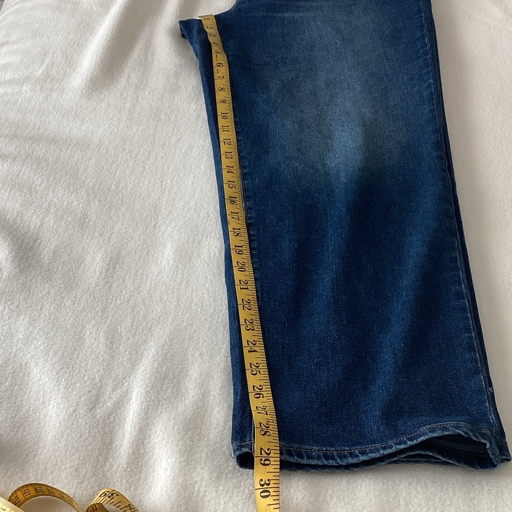 d. jeans Women’s Straight Leg denim Jeans , size 14, Dark Blue, Size 14 - Picture 5 of 7
